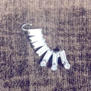 Single Rhinestone Ear Cuff